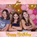 Lufikból álló dekor háttér (lufifal) a Snapify fotózáshoz – születésnapi party