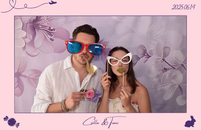 Snapify szelfibox esküvőn a Homály Grill & Bar helyszínen Bicskén