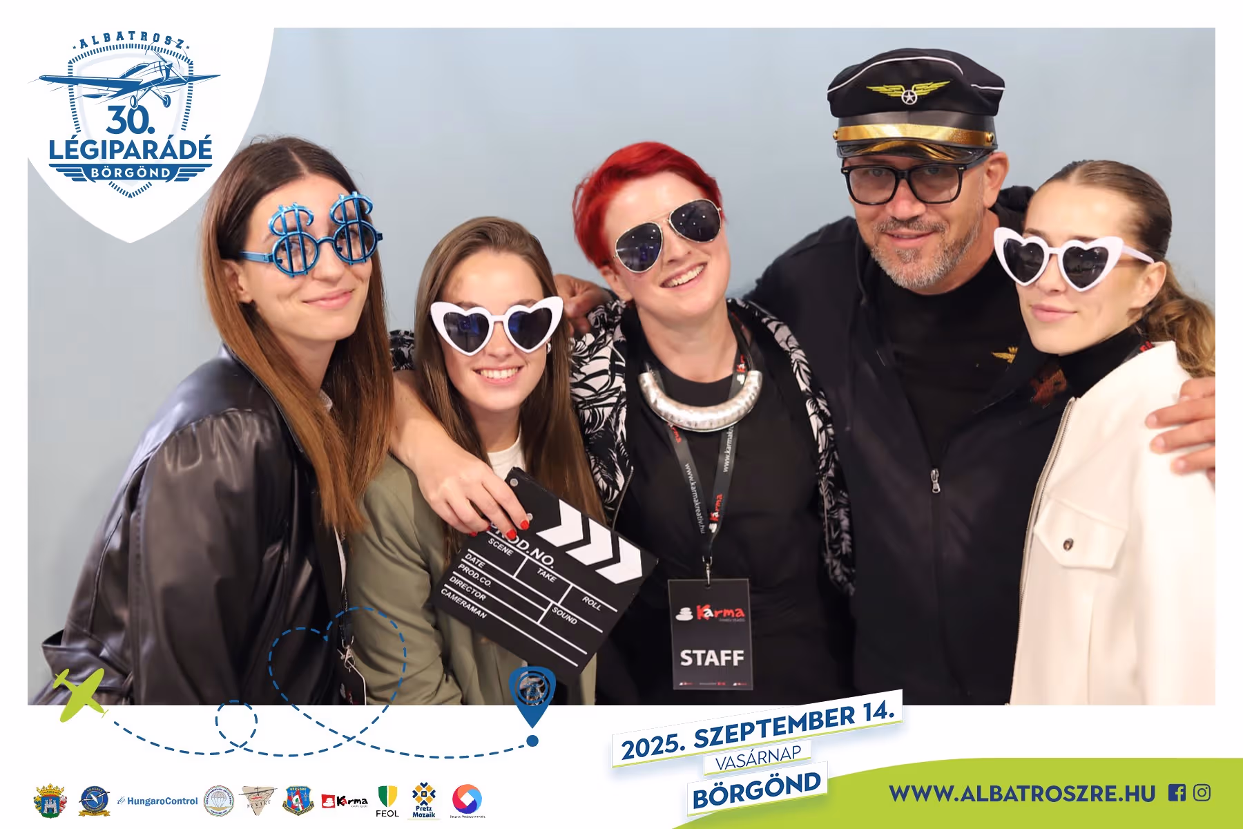 Snapify szelfibox a Börgöndi Légiparádén Székesfehérváron – rendezvény setup